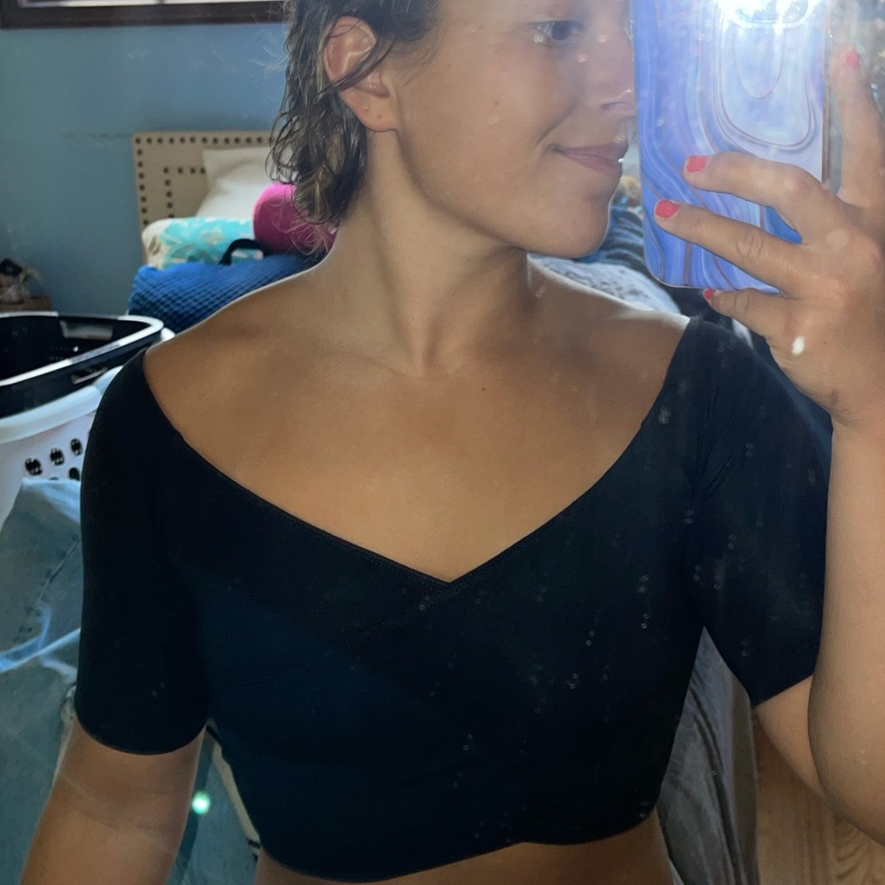 ASOS Wrap Crop Too